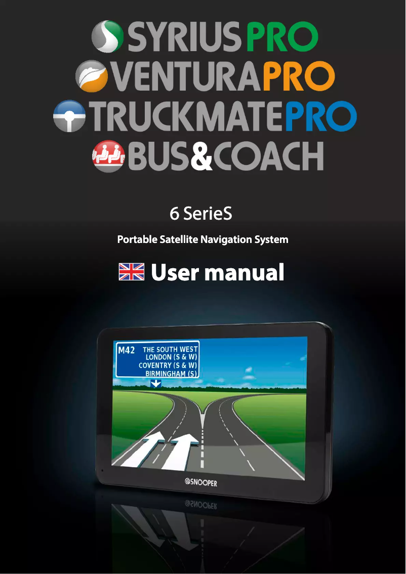 Page n°1 - Manuel utilisateur Snooper Ventura PRO S6800