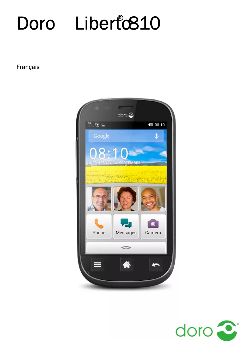 Image de la première page du manuel de l'appareil Liberto 810