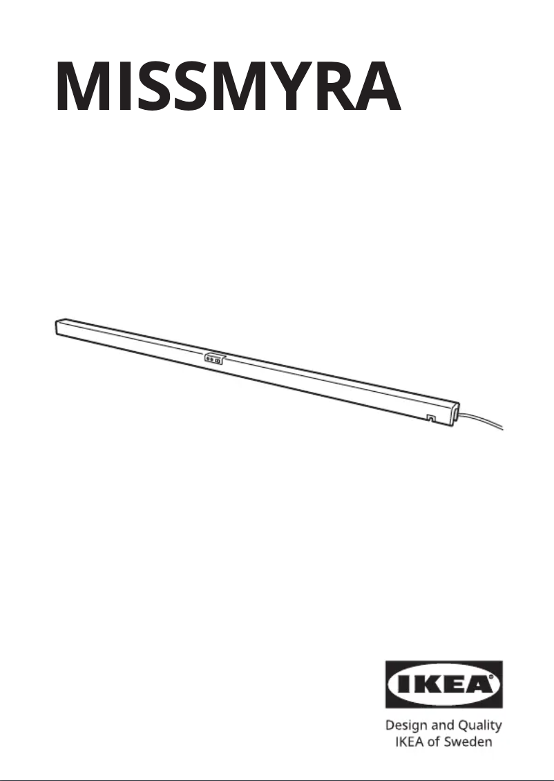 Page 1 de la notice Manuel utilisateur Ikea MISSMYRA 604.806.24