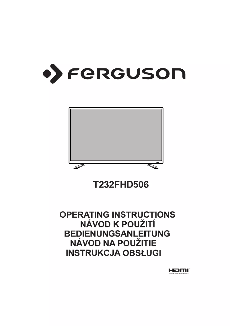 Page n°1 - Manuel utilisateur Ferguson T232FHD506
