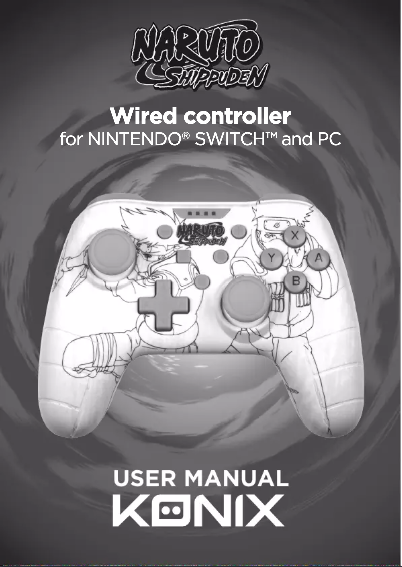 Page 1 de la notice Manuel utilisateur Konix Kakashi