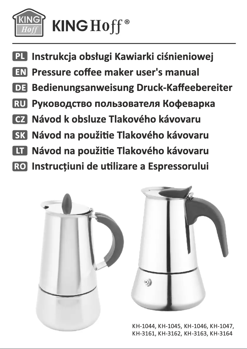 Page 1 de la notice Manuel utilisateur KING Hoff KH-1047