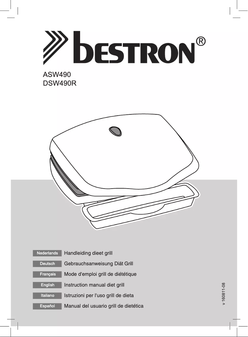 Page n°1 - Manuel utilisateur Bestron ASW490R