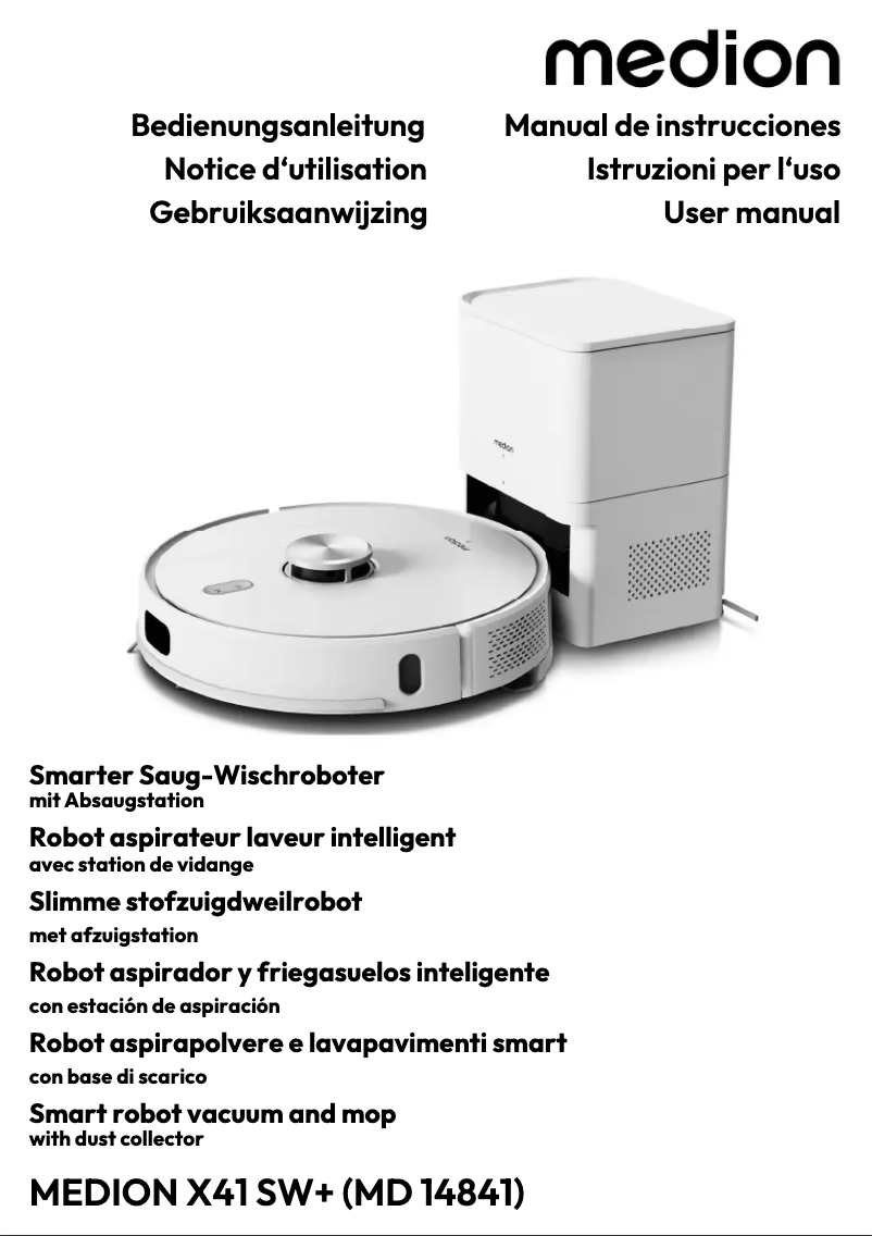 Image de la première page du manuel de l'appareil X41 SW+ (MD 14841)