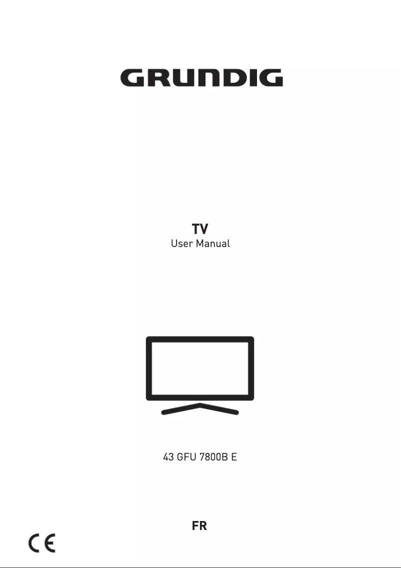 Page n°1 - Manuel utilisateur Grundig 43 GFU 7800B E