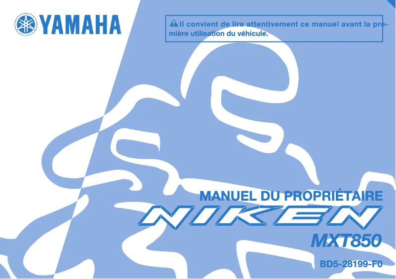 Page 1 de la notice Manuel utilisateur Yamaha NIKEN (2018)