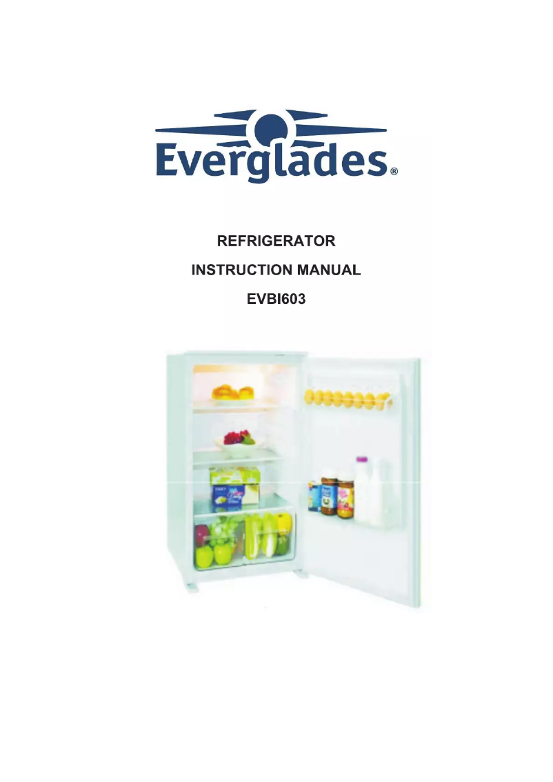 Page 1 de la notice Manuel utilisateur Everglades EVBI603