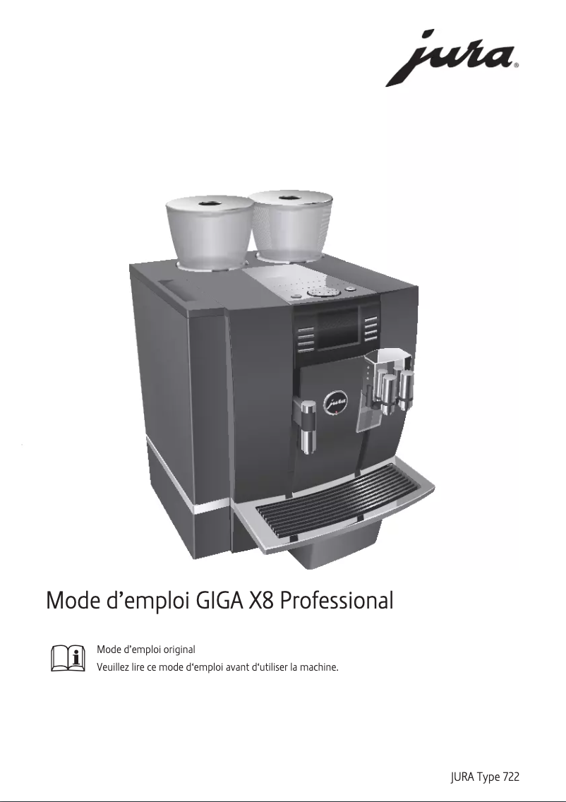 Image de la première page du manuel de l'appareil GIGA X8 Professional