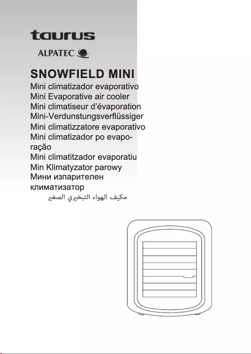 Page n°1 - Manuel utilisateur Taurus Alpatec Snowfield Mini