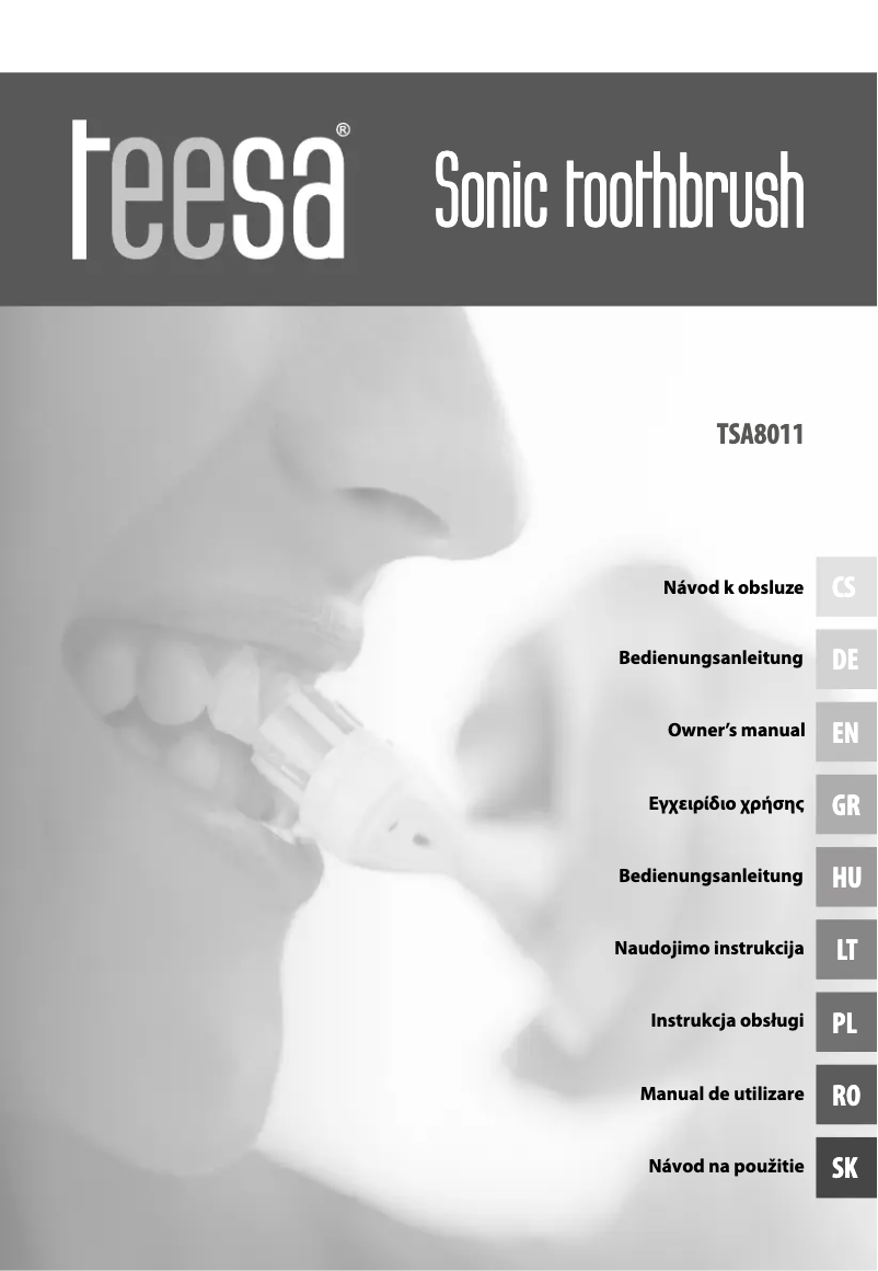 Page n°1 - Manuel utilisateur Teesa Sonic Pro TSA8011