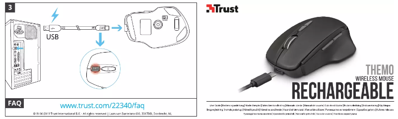 Page 1 de la notice Manuel utilisateur Trust Themo