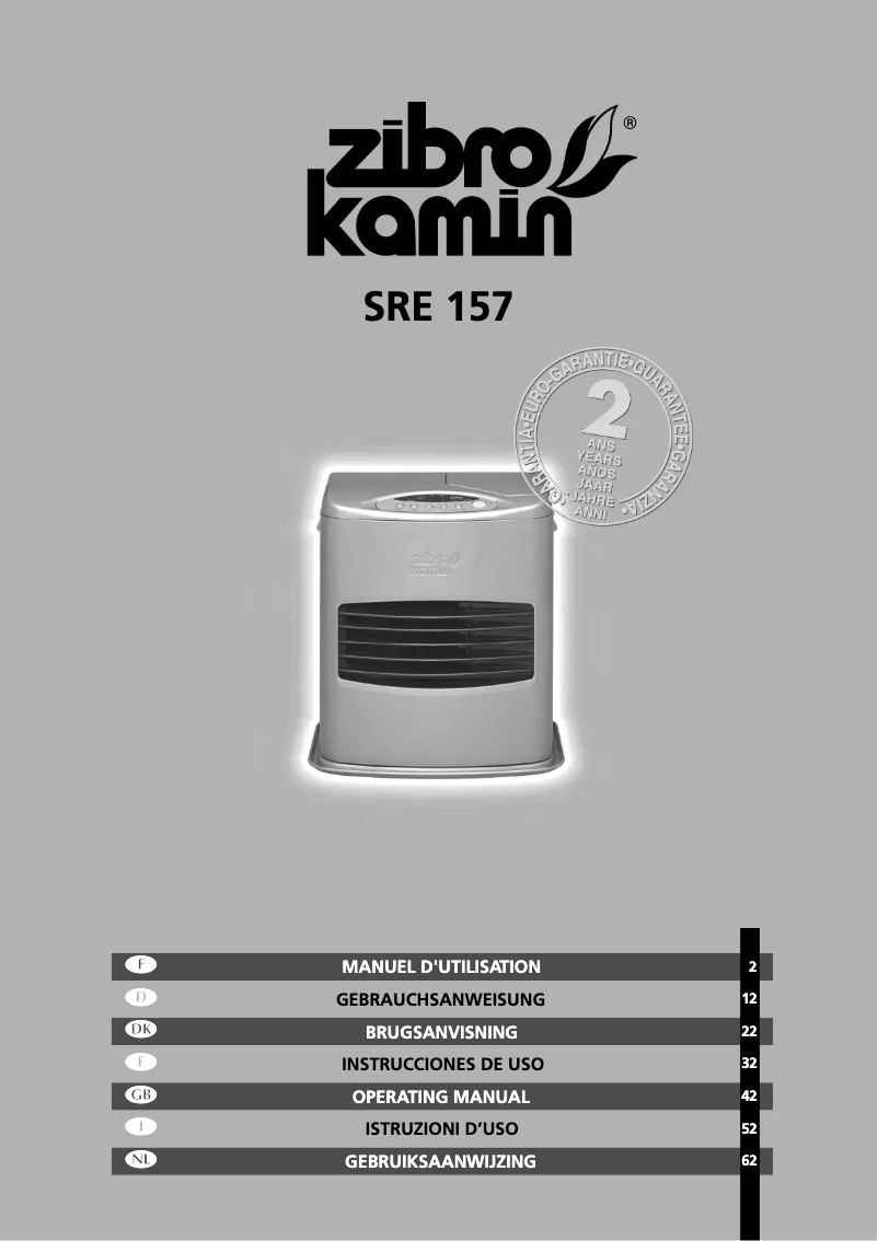 Image de la première page du manuel de l'appareil SRE 157