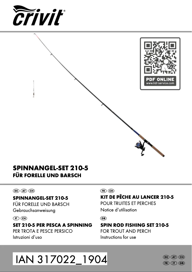 Página 1 del manual Manual de usuario Crivit IAN 317022