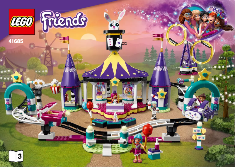 Page 1 de la notice Manuel utilisateur Lego Friends 41685