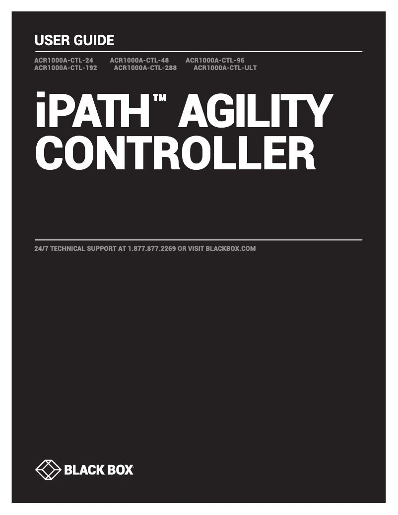 First page image of the manual for ACR1000A-CTL-288