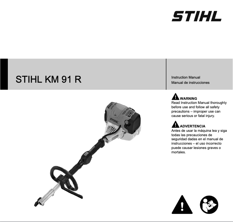 Page 1 de la notice Manuel utilisateur Stihl KM 91 R