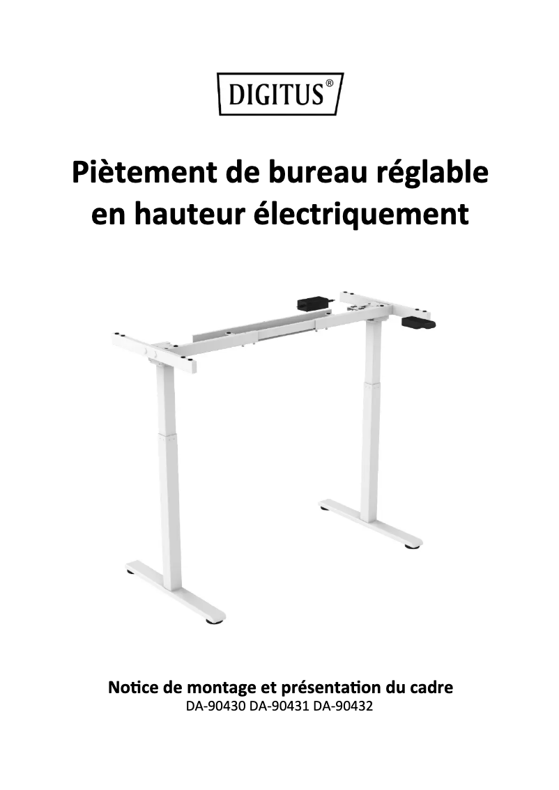 Image de la première page du manuel de l'appareil DA-90432