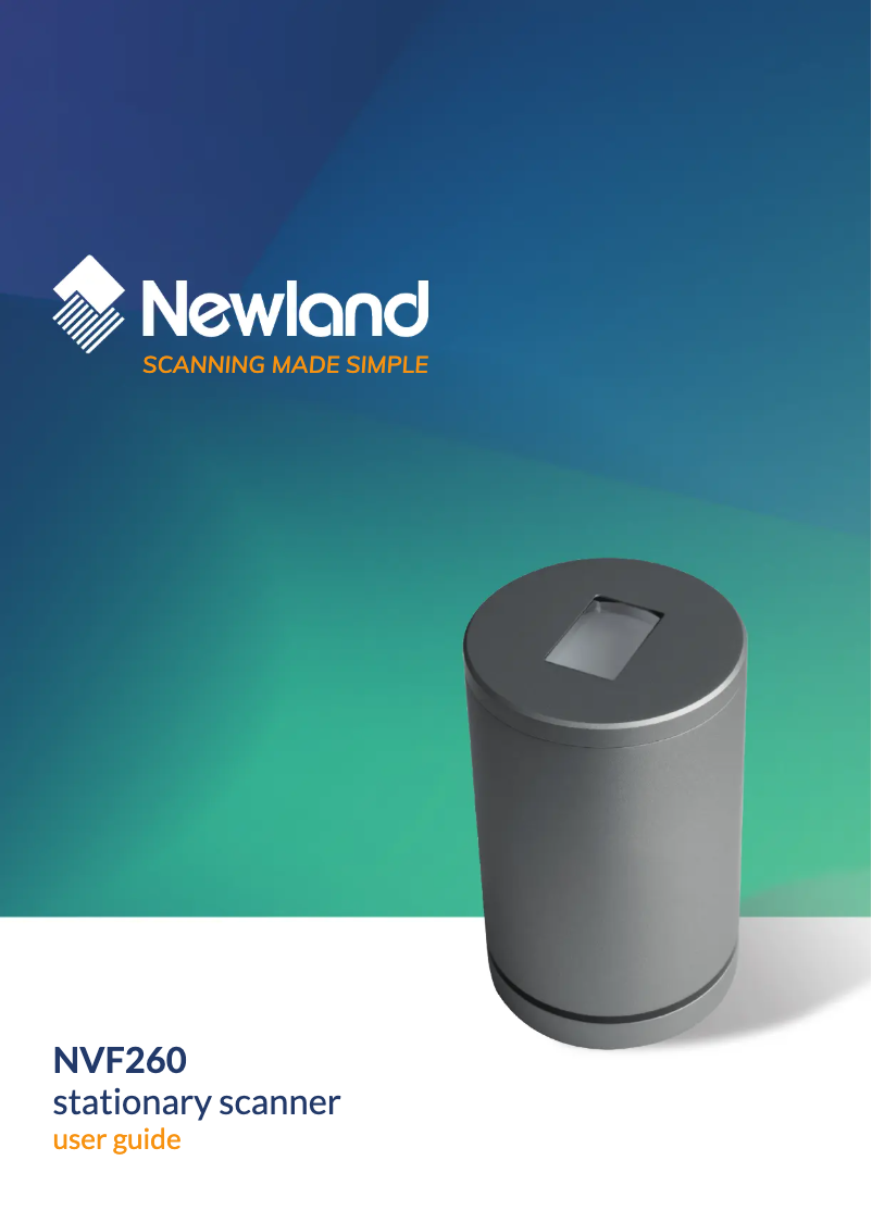 Página 1 del manual Manual de usuario Newland NVF260