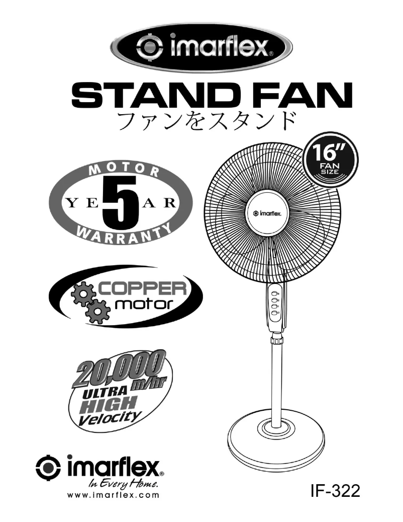 Page 1 de la notice Manuel utilisateur Imarflex IF-322