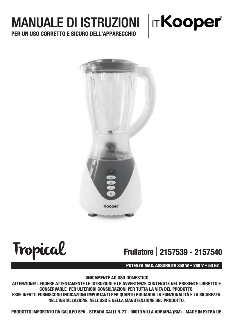 Image de la première page du manuel de l'appareil 2157540