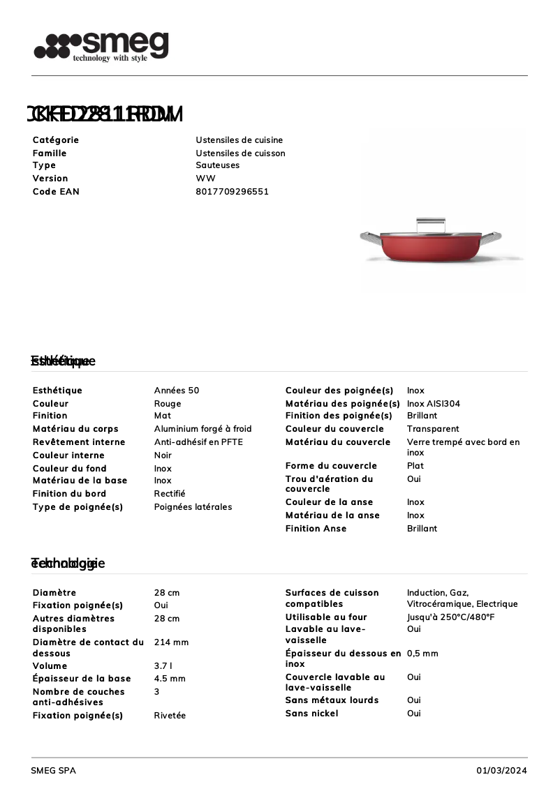 Imagen de la primera página del manual del dispositivo CKFD2811RDM