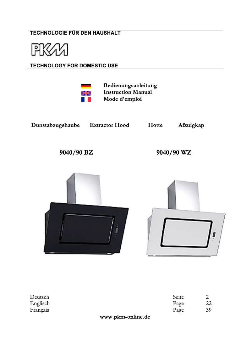 Image de la première page du manuel de l'appareil 9040/90W
