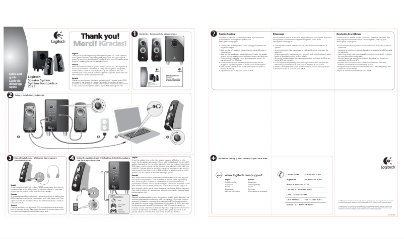 Image de la première page du manuel de l'appareil Z323