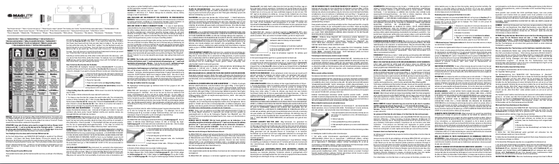 Page n°1 - Manuel utilisateur Maglite ML300LX