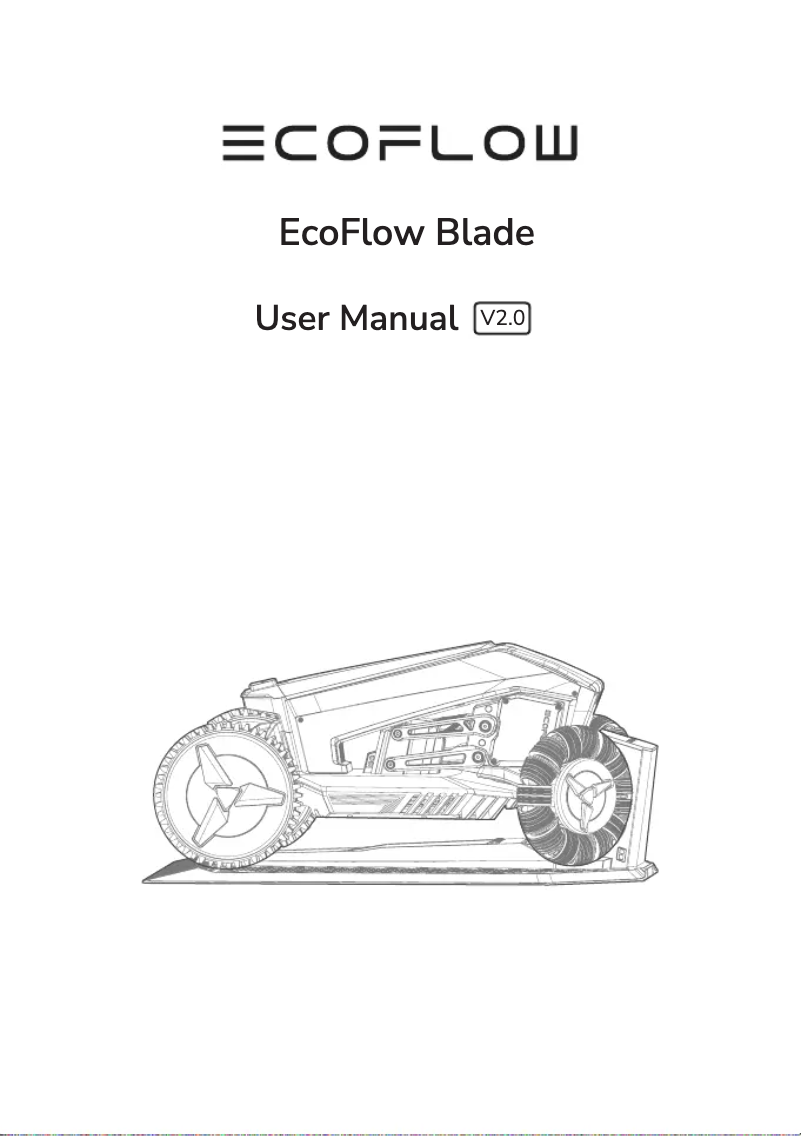 Page n°1 - Manuel utilisateur EcoFlow BLADE
