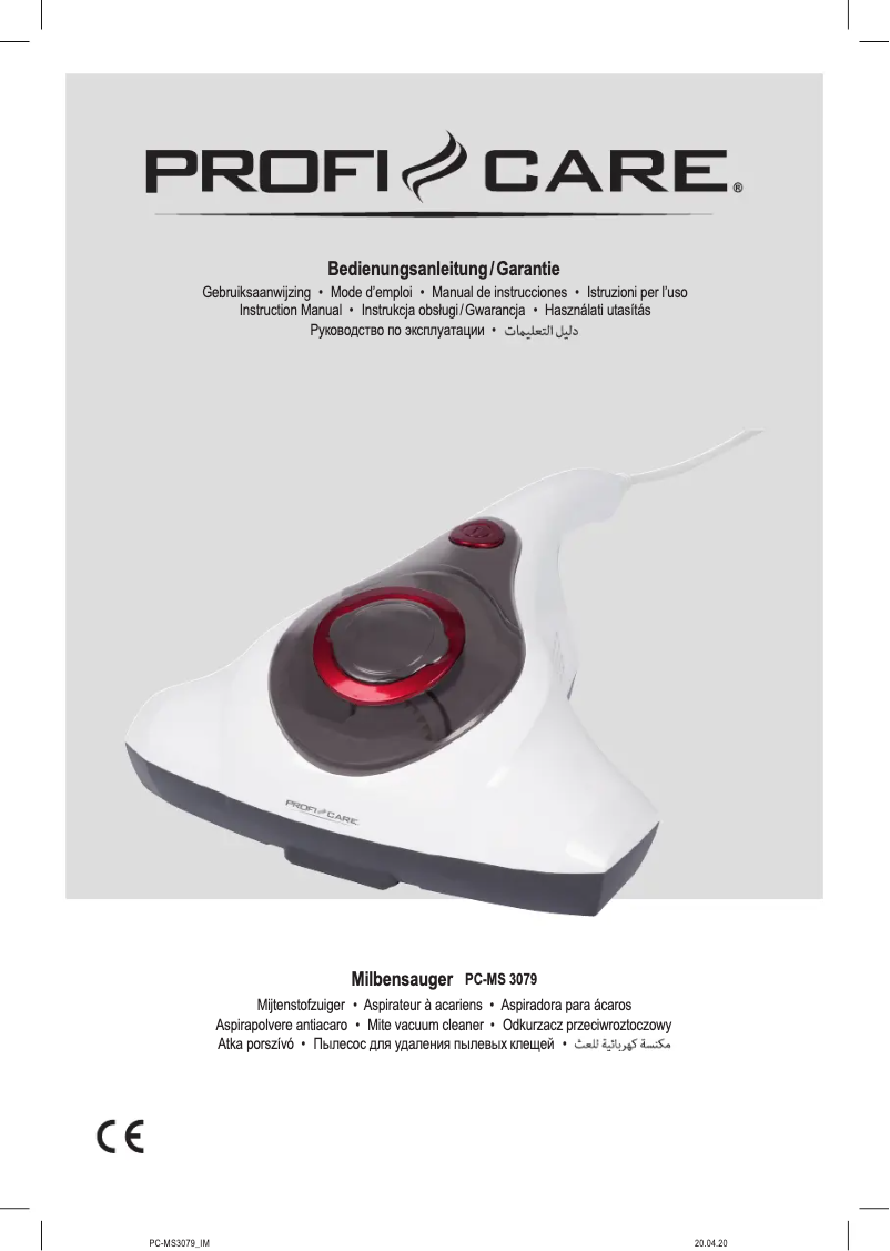 Página 1 del manual Manual de usuario ProfiCare PC-MS 3079