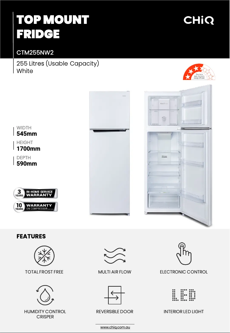 Image de la première page du manuel de l'appareil CTM255NW2