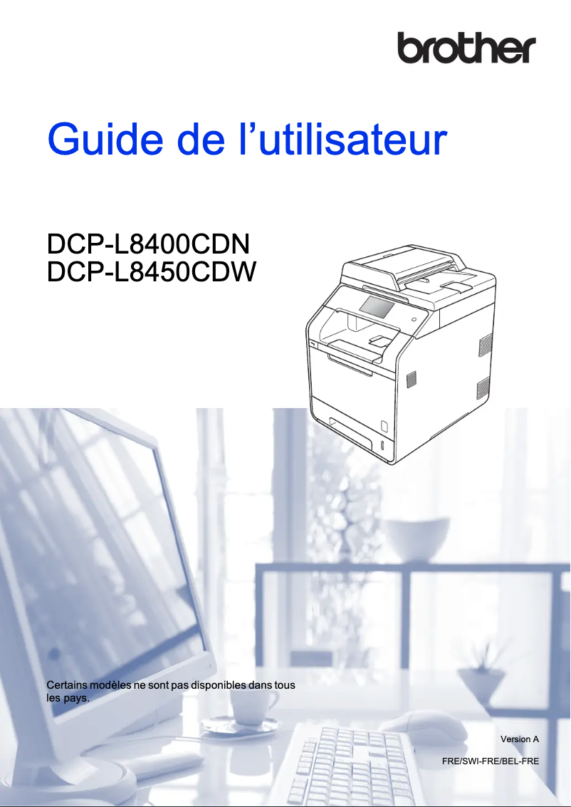 Page n°1 - Manuel utilisateur Brother DCP-L8400CDN