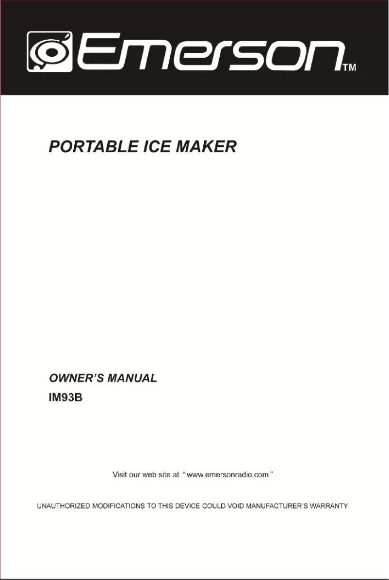 Page n°1 - Manuel utilisateur Emerson IM93B