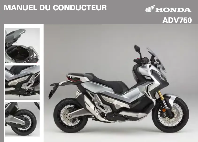 Página 1 del manual Manual de usuario Honda ADV750 (2019)