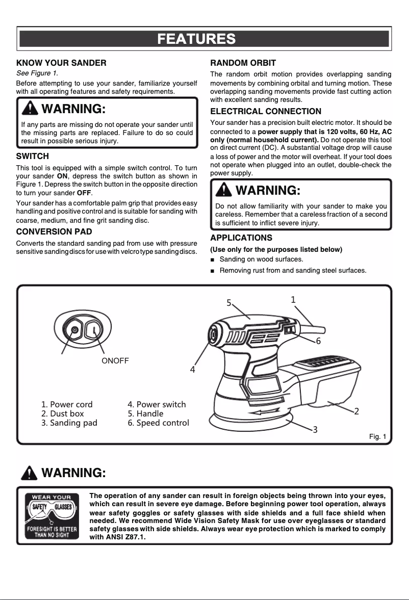 Page n°1 - Manuel utilisateur Tacklife PRS01A