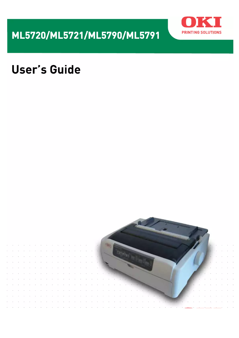 Image de la première page du manuel de l'appareil ML5790