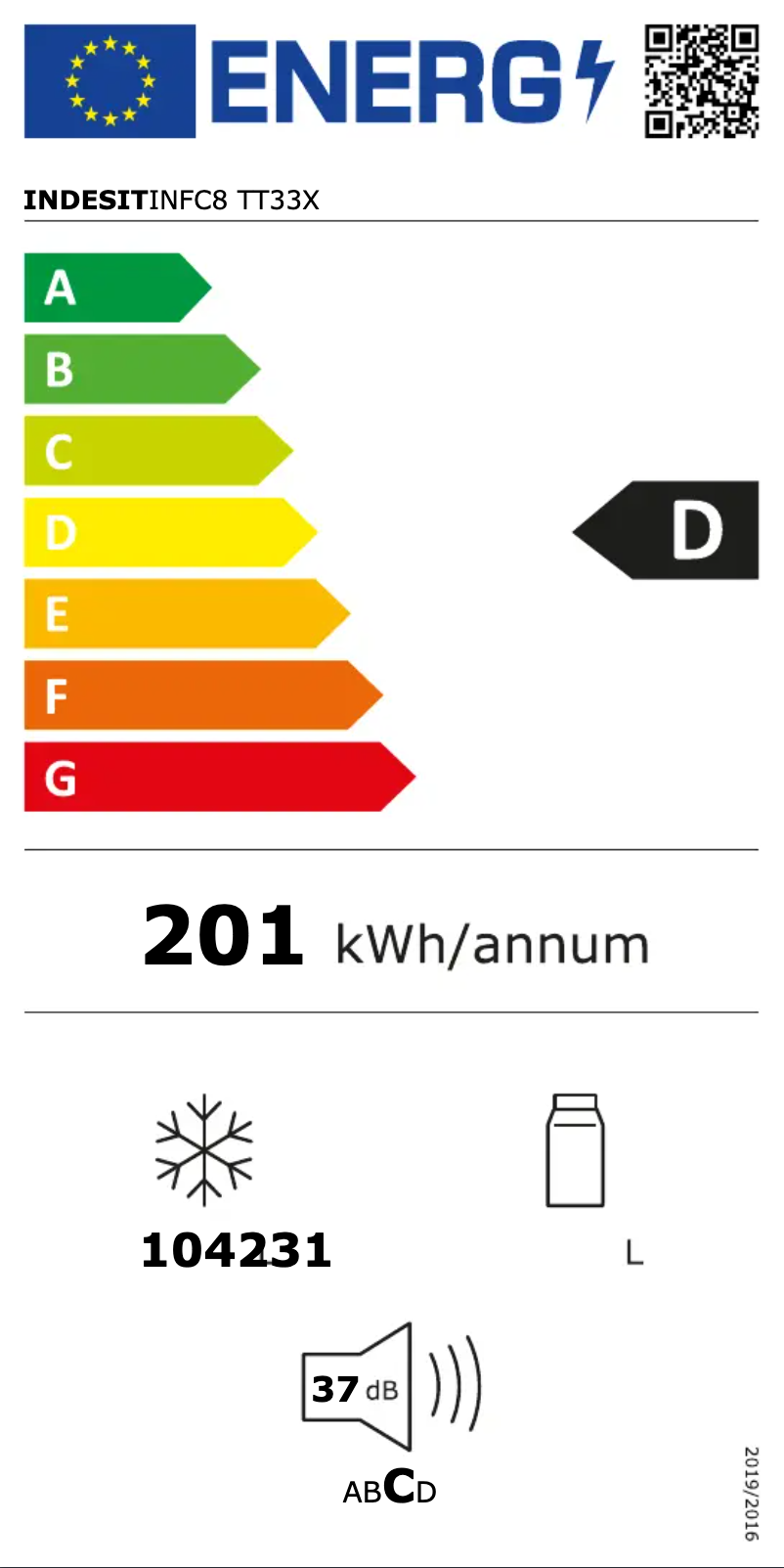 Image de la première page du manuel de l'appareil INFC8 TT33X