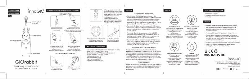 Page n°1 - Manuel utilisateur InnoGIO Rabbit GIO-455