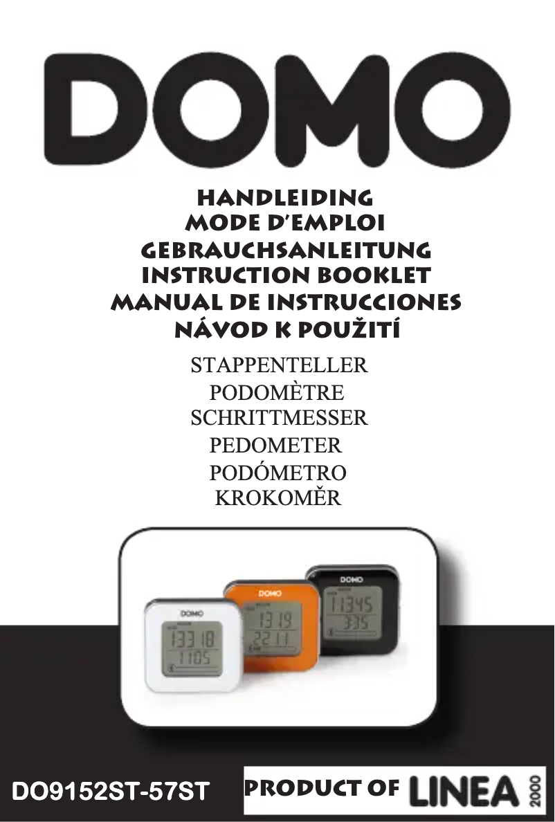Page 1 de la notice Manuel utilisateur Domo DO9157ST