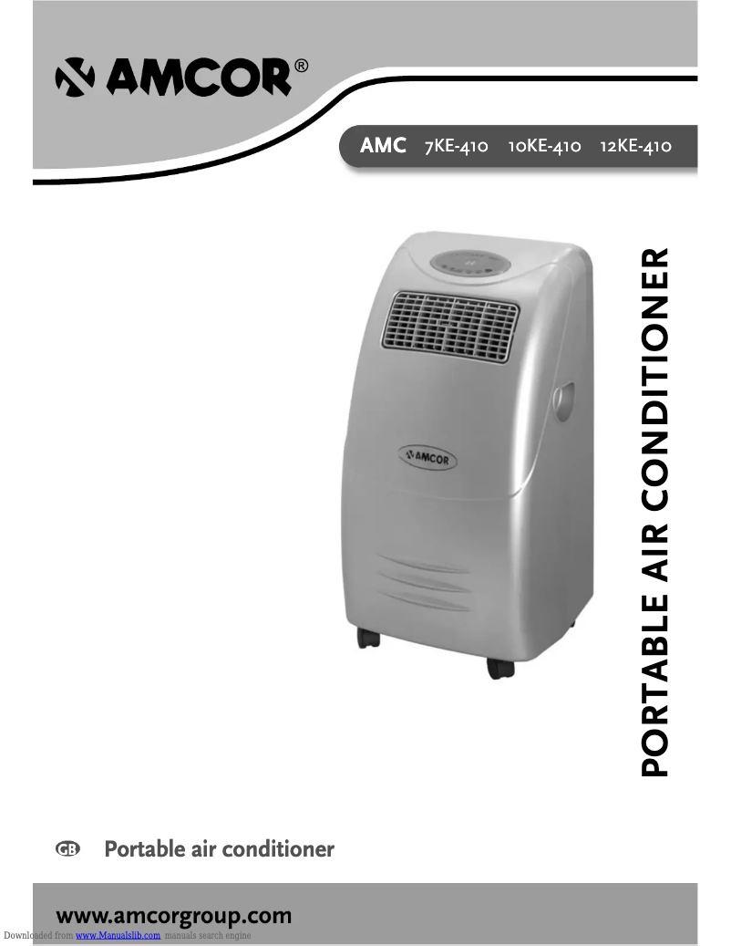 Image de la première page du manuel de l'appareil AMC 7KE-410