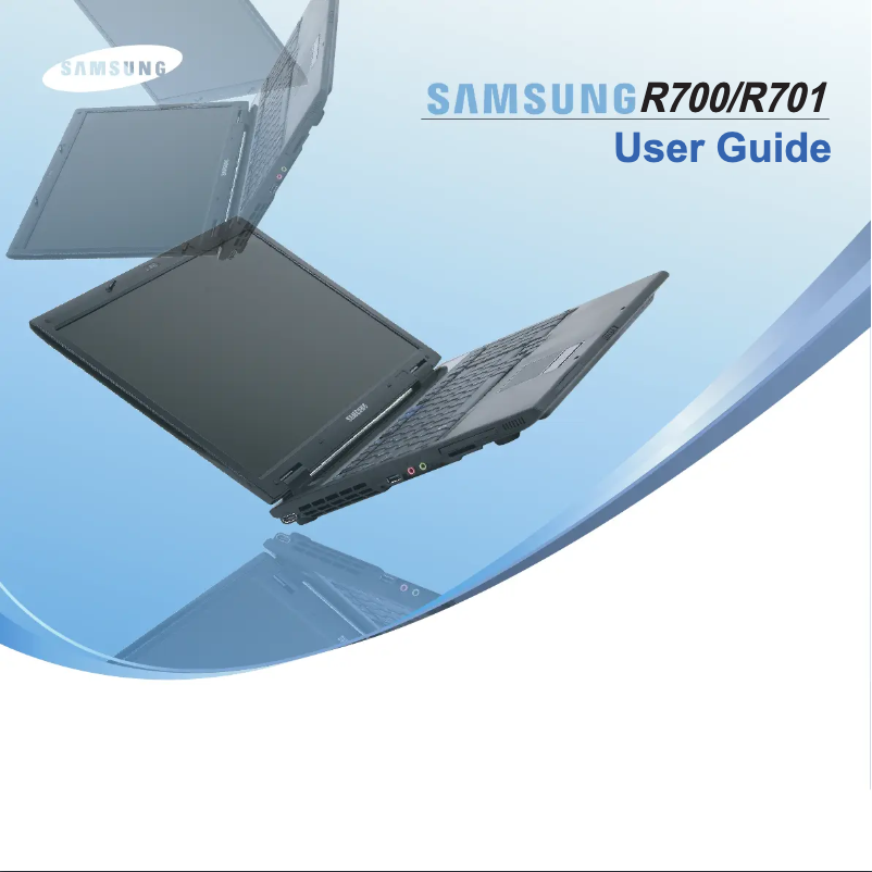 Página 1 del manual Manual de usuario Samsung NP-R700