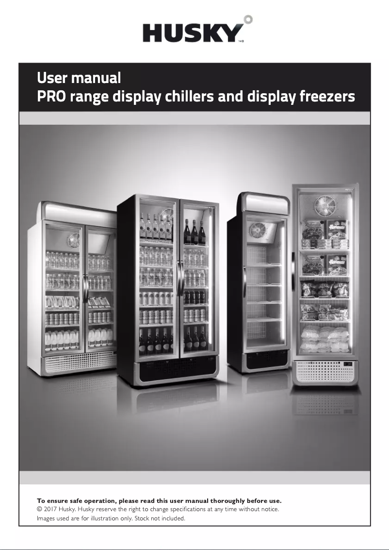 Page 1 de la notice Manuel utilisateur Husky C8PRO