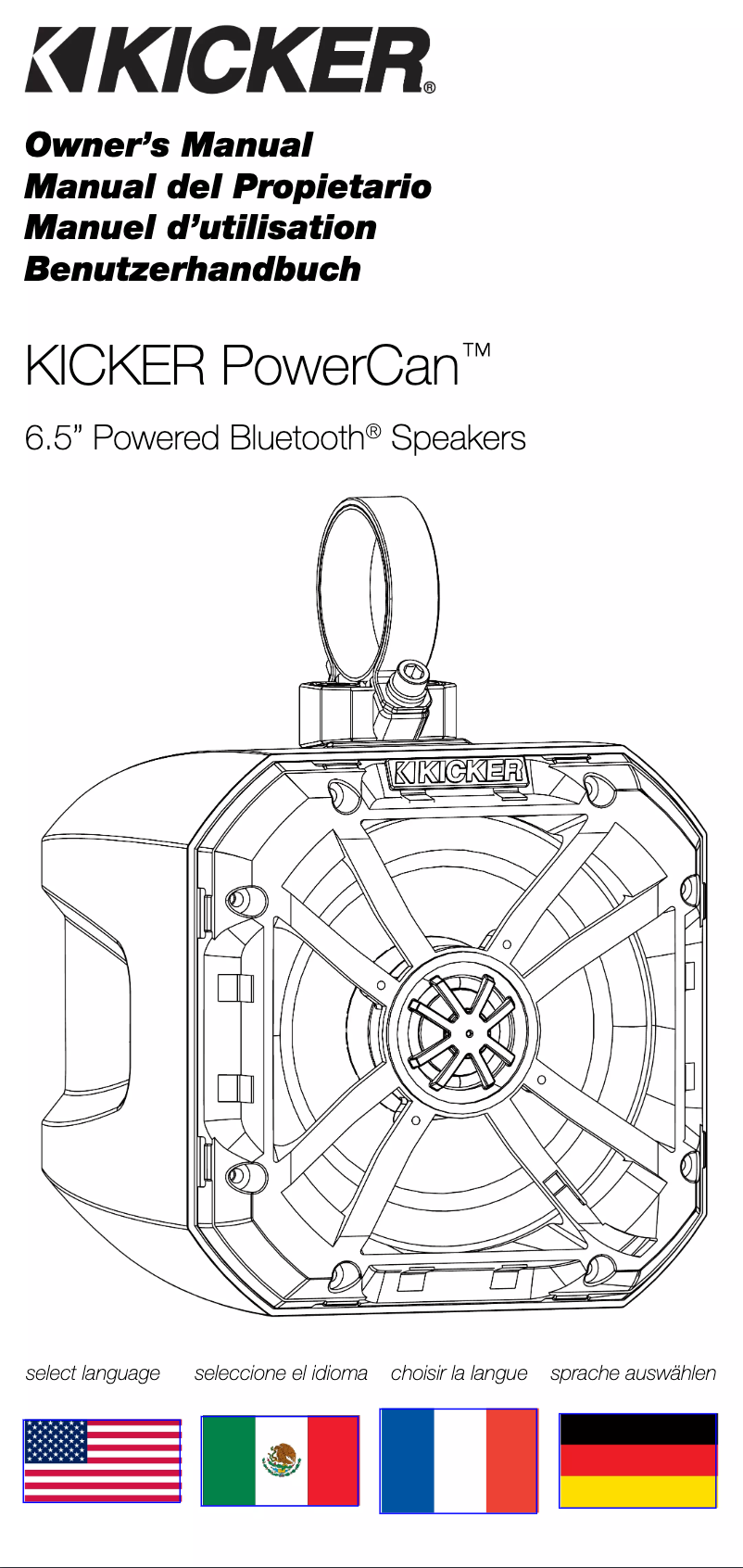 Page 1 de la notice Manuel utilisateur Kicker 48BTCAN65