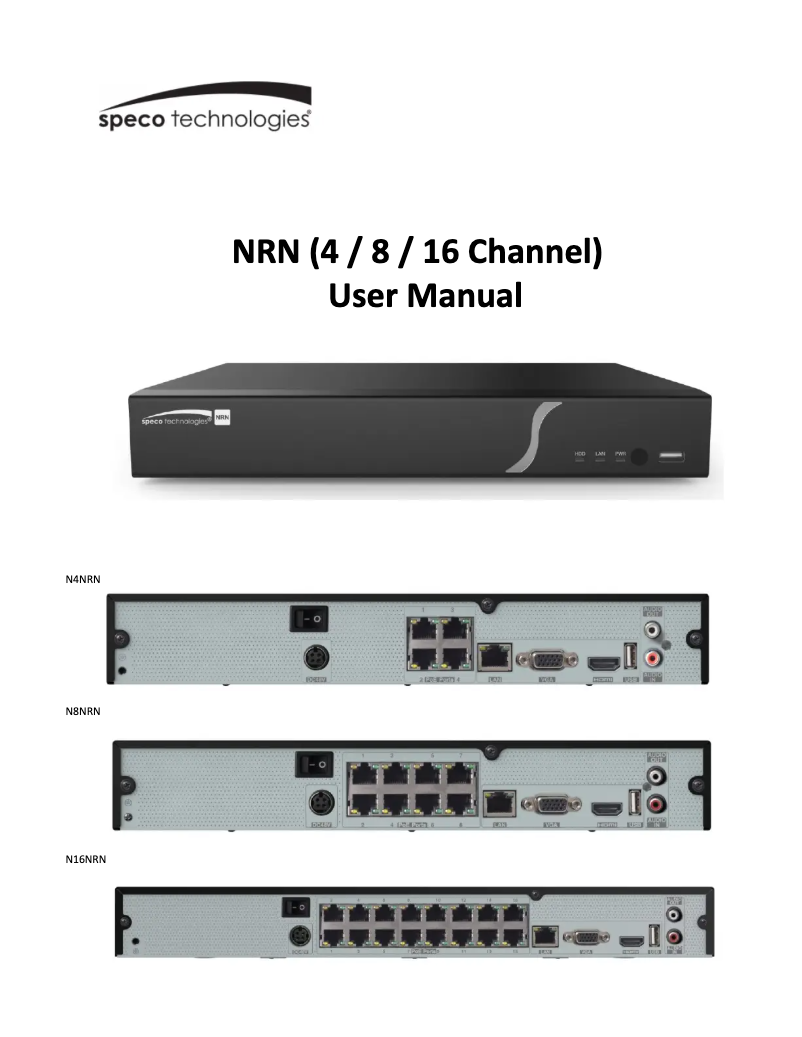 Image de la première page du manuel de l'appareil N16WNRN