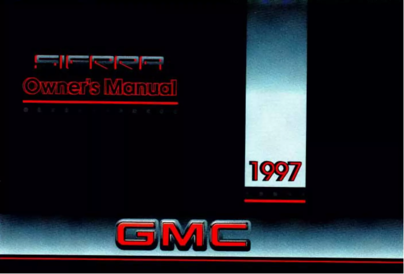 Page 1 de la notice Manuel utilisateur GMC Sierra 1500 (1997)