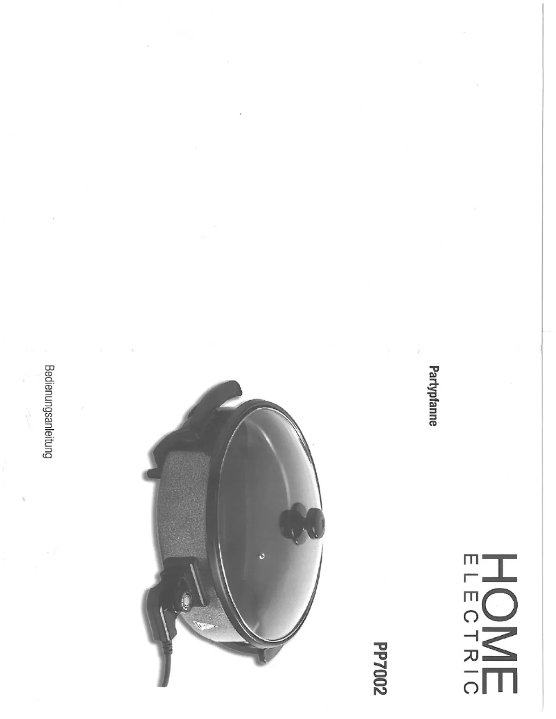 Page n°1 - Manuel utilisateur Home Electric PP7002