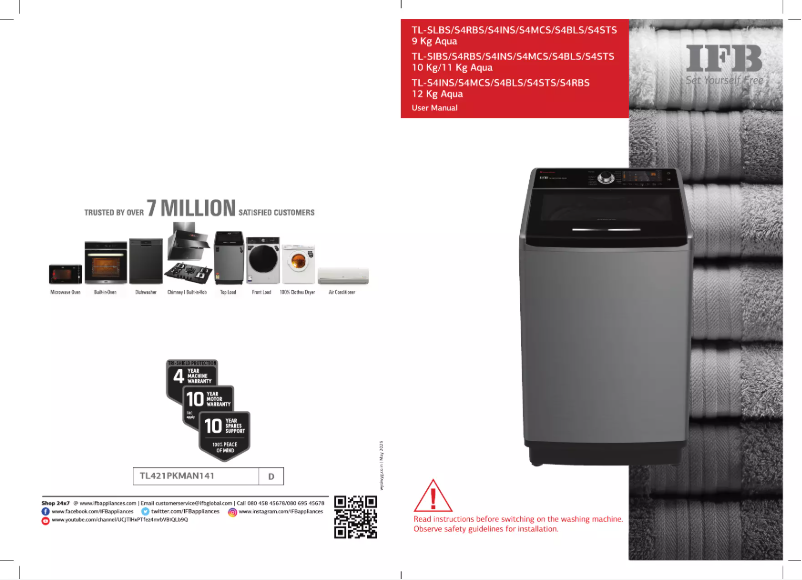 Image de la première page du manuel de l'appareil TL-S4STS