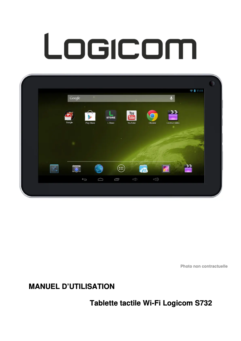 Image de la première page du manuel de l'appareil S732