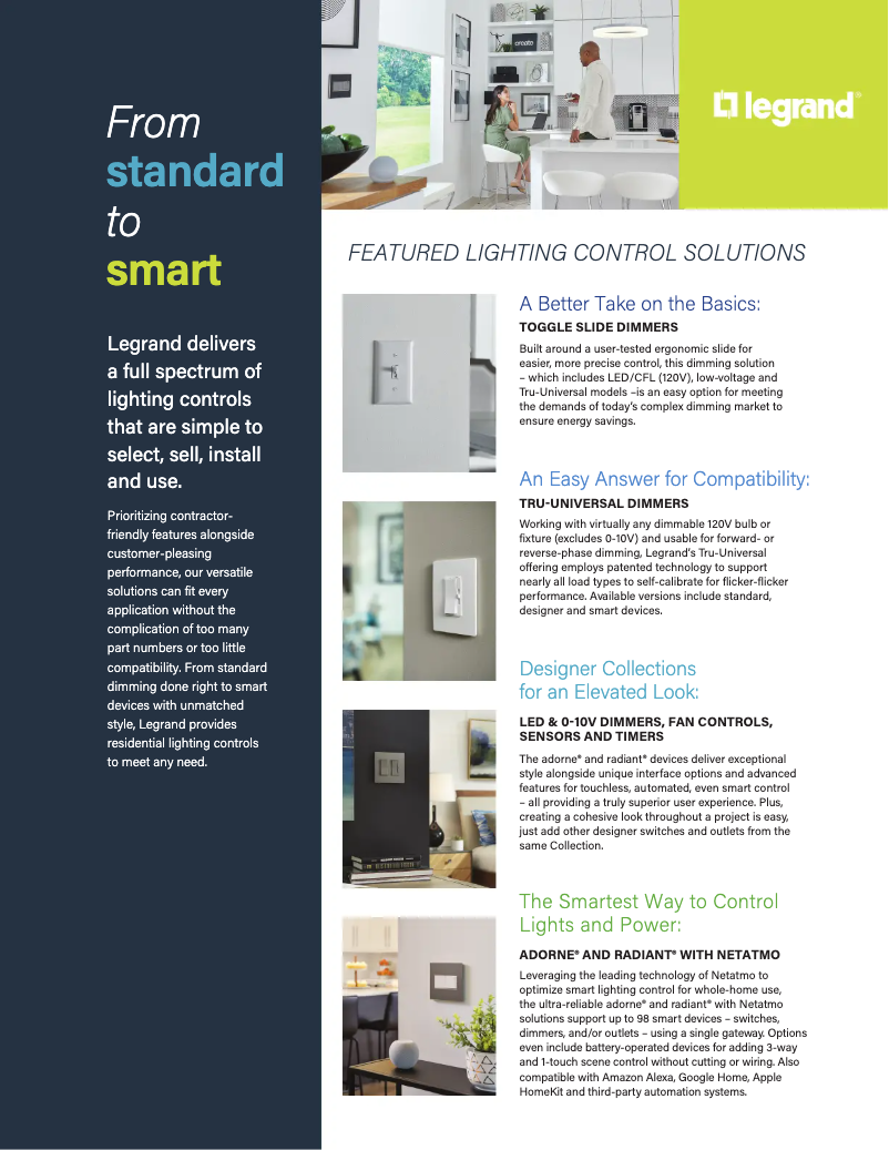 Page 1 de la notice Manuel utilisateur Legrand Pass & Seymour RT2