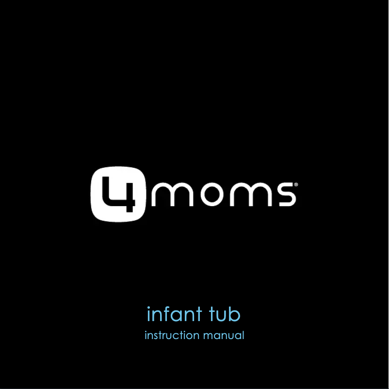 Image de la première page du manuel de l'appareil Infant Tub